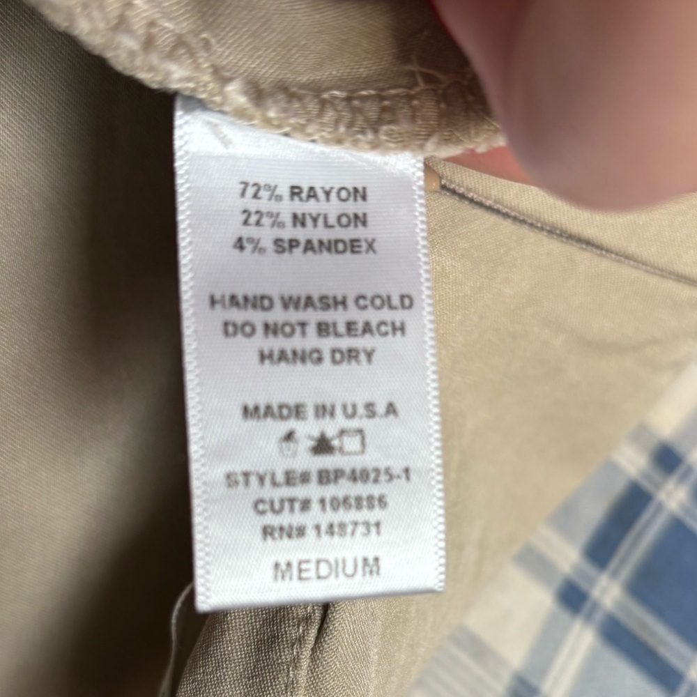 American Threads Khaki Wrap Mini Skort - Picture 6 of 6
